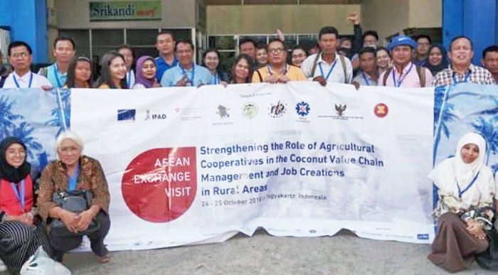 ASEAN Exchange Visit, Perkuat Koperasi Pertanian Kelola Nilai Tambah Kelapa